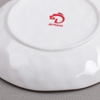 Тарелка глубокая Доляна «Космос», 550 мл, d=21,6 см, цвет зелёный