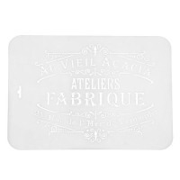 Трафарет пластик "Au Vieil Acacia" 22х31 см