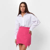 Юбка женская джинсовая MIST: Denim р.48, розовый