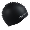 Шапочка для плавания силиконовая 56 гр, цвет черный