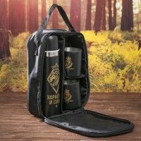 Подарочный набор туристический «Характер и сила»: термос 500 мл, кружка 2 шт.