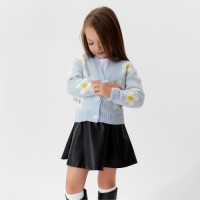 Кардиган детский KAFTAN «Ромашки», размер 36 (134-140 см)