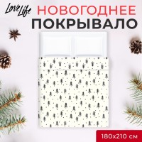Покрывало LoveLife 2 сп "Christmas tree" 180*210±5см