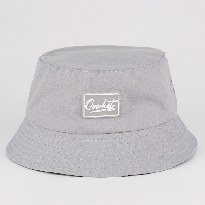 Панама детская для мальчика, серая, р-р 52-54