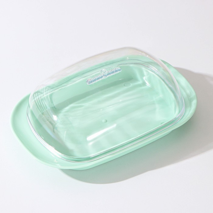 Маслёнка, 18×12×7 см, цвет слоновая кость