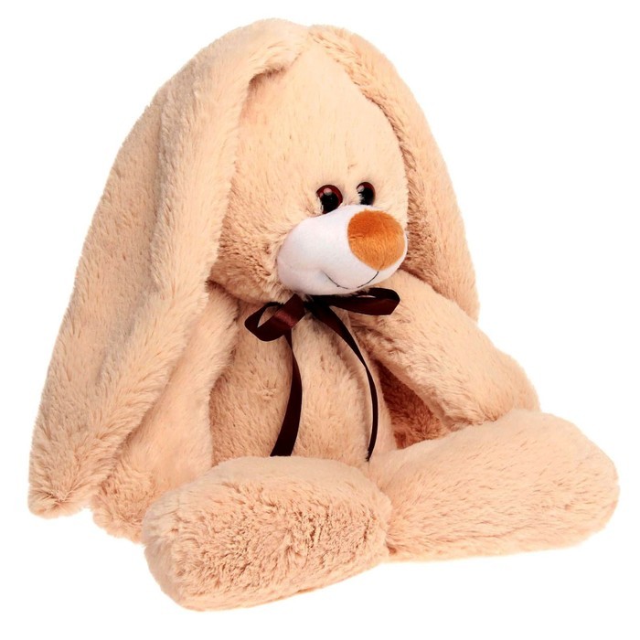 Мягкая игрушка «Заяц подарочный», цвет бежевый, 55 см