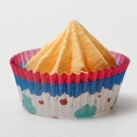 Форма бумажная для выпекания, голубой, 3,5 х 2 см