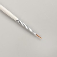 Точечная кисть для дизайна ногтей, точечная, 17,5 см, ворс 8 × 3 мм, цвет белый