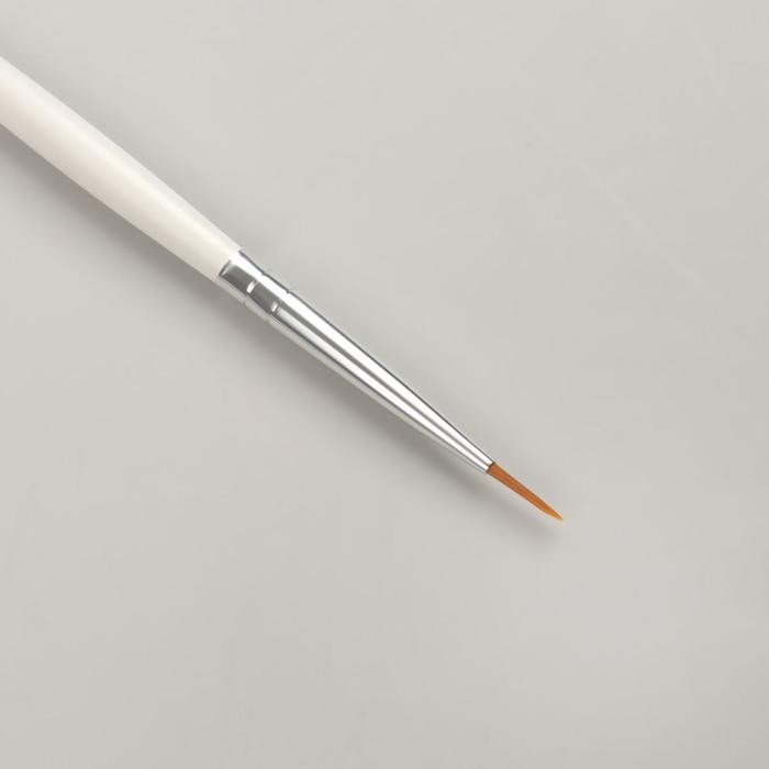 Точечная кисть для дизайна ногтей, точечная, 17,5 см, ворс 8 × 3 мм, цвет белый