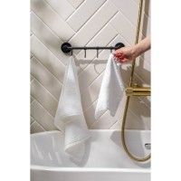 Держатель для полотенец Stölz Loft basic, 4 крючка, чёрный