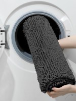 Коврик для дома LaDо́m, букли, плотность 1100 г, 50×80 см, графитовый