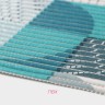 Коврик для дома Доляна «Пауль», 40×65 см, бирюзовый