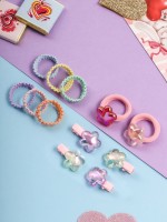 Набор для волос «Аделия»: 10 резинок 3 см, 4 зажима 3 см, цветок, МИКС