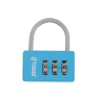 Замок навесной кодовый ТУНДРА ZK004, черный