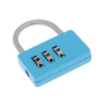 Замок навесной кодовый ТУНДРА ZK004, черный