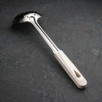 Шумовка Доляна «Соната», 34×9,5 см, цвет серебряный