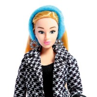 Кукла-модель шарнирная «Высокая мода», бирюзовый стиль