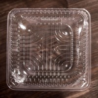 Контейнер одноразовый с неразъёмной крышкой ИП-9А, квадратный, 350 мл, 13×13×7,5 см, 450 шт/уп