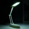 Лампа настольная 16289/1PK 25хLED 3Вт 2 режима USB АКБ бело-зеленый 17х7,5х6,5 см