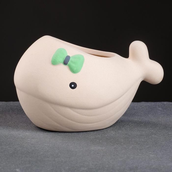 кашпо кит. кашпо керамическое кит. кашпо на морскую тематику. кашпо кит керамика. кашпо кит.