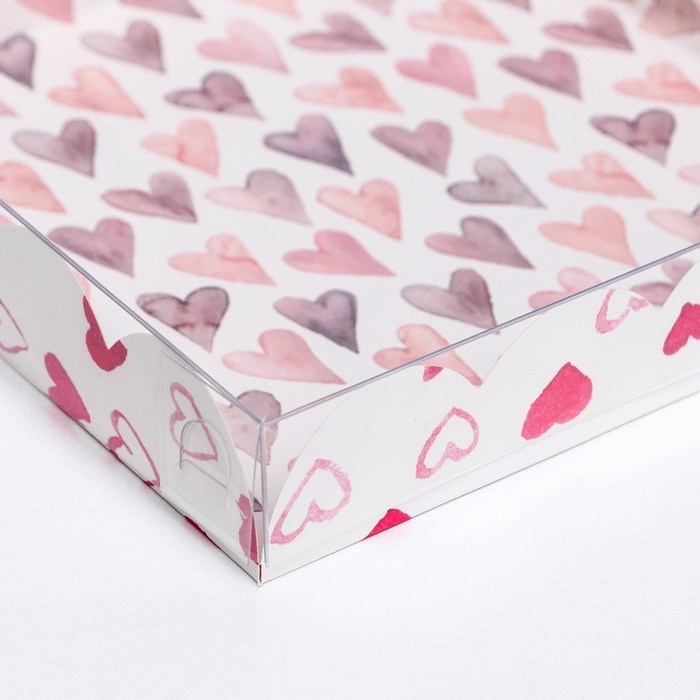 Коробка для печенья, "Любовь" 15 х 15 х 3