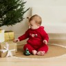 Костюм (толстовка и штанишки) Крошка Я "Новогодние медвежата", рост 62-68 см