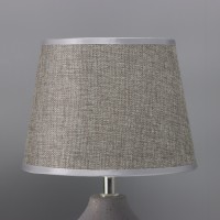 Лампа настольная "Какао" 1х40Вт Е14 серый 20х20х34см