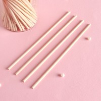 Палочки-дюбели для леденцов KONFINETTA, набор 100 шт., 15×0.3 см, берёза