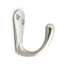 Крючок мебельный ТУНДРА TKO008, однорожковый, хром Крючок мебельный ТУНДРА TKO008, однорожковый, хром