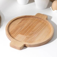 Подставка для сковороды Adelica, 30×24×1,8 см, внутренний диаметр d=22 см, берёза