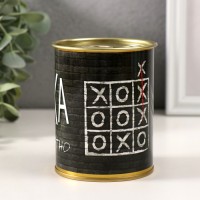 Копилка-банка металл "Мысли нестандартно"