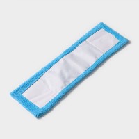 Насадка для плоской швабры «Доляна», 40×10 см, микрофибра, 60 г, голубая