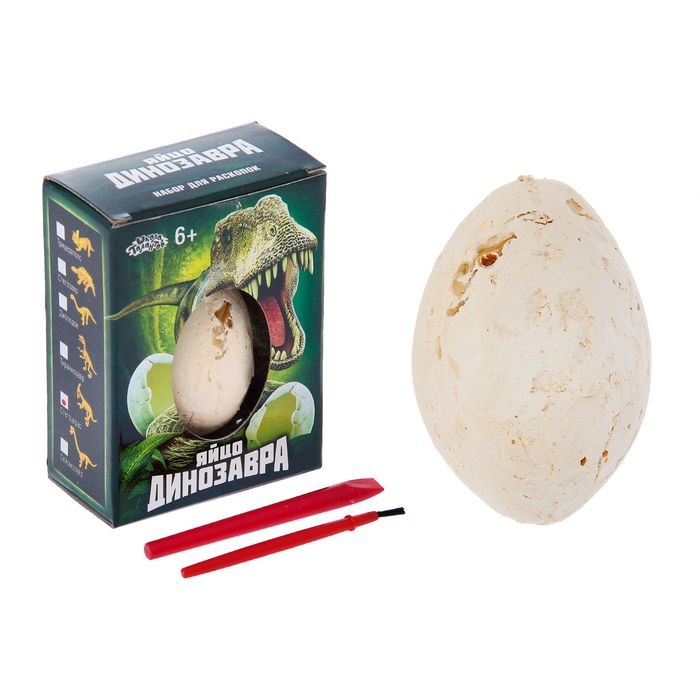 Раскопки «Стегоцерас», набор археолога, серия «Окаменелое яйцо динозавра»