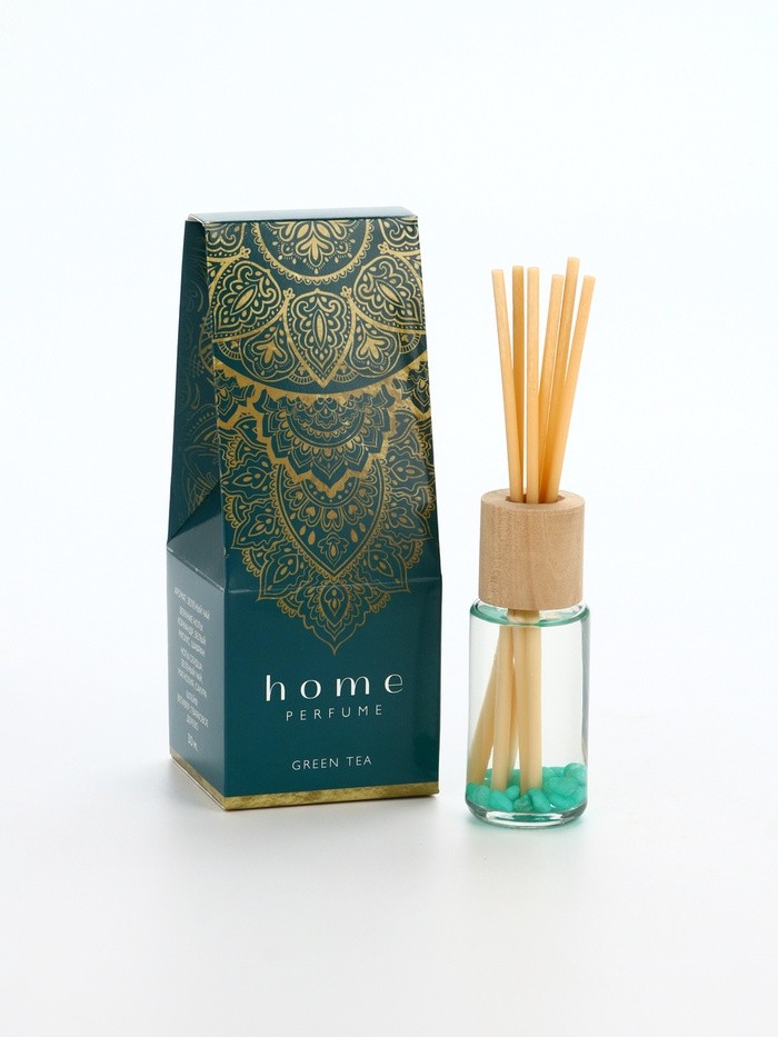 Диффузор ароматический Home perfume, аромат зеленый чай, 30 мл.
