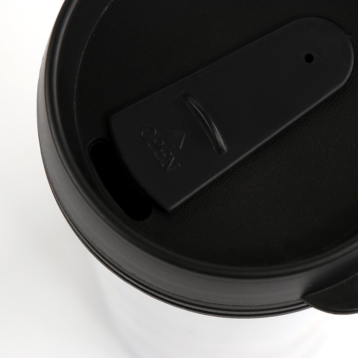 Термостакан детский, с вставкой из алмазной мозаики «Котик», 450 мл