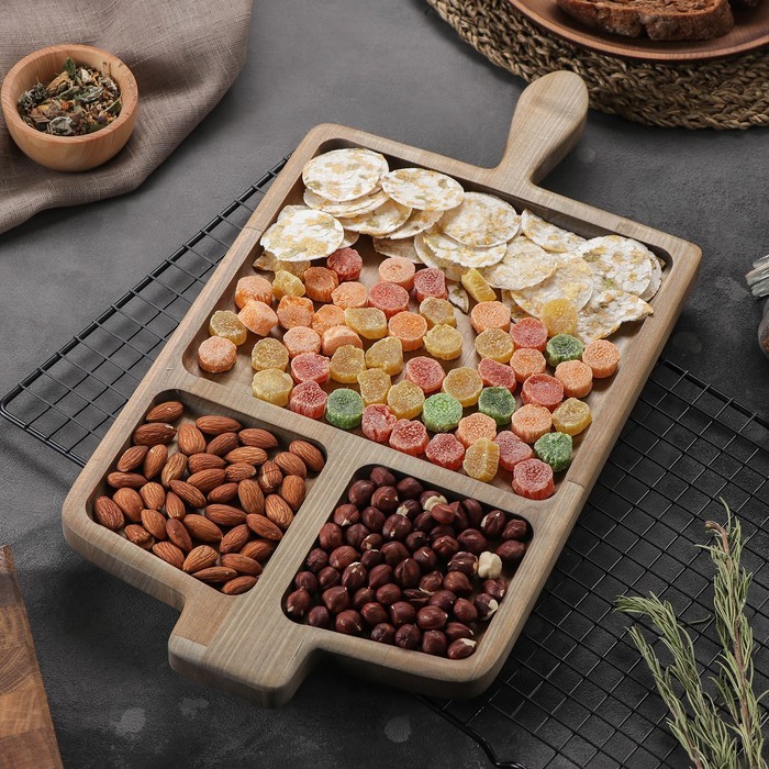 Доска для подачи Adelica «Авторская», 45×23×1,8 см, берёза