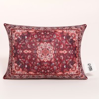 Подушка декоративная антистресс «Ковёр», бордовая
