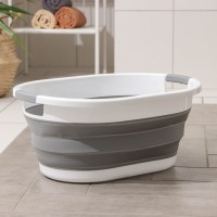 Таз складной, 24 л, 53×38×24 см, цвет МИКС