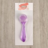 Щётка для маникюра/педикюра, 14,5 см, с крышкой, цвет МИКС