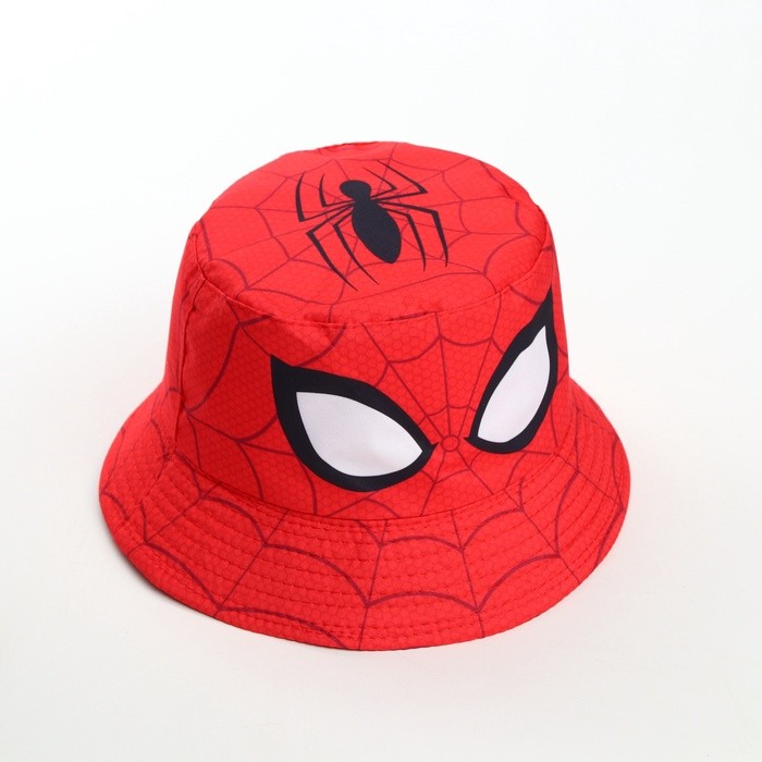 Панама детская для мальчика, размер 52-54 Человек-паук