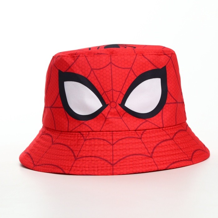 Панама детская для мальчика, размер 52-54 Человек-паук