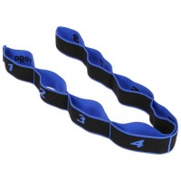 Резинка-эспандер с захватами для растяжки всех групп мышц 90 × 4 см, MEDIUM, средняя жёсткость, цвета микс