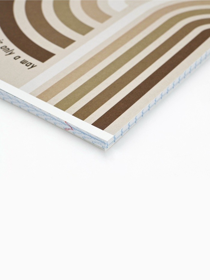 Тетрадь в клетку, 48 л., А5, на скрепке, блок №1 Sand МИКС