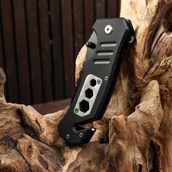 Нож складной «Лидер» 20 см, клинок 84 мм/3 мм, со стропорезом