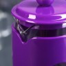 Френч-пресс Доляна «Комплимент», 350 мл, цвет фиолетовый