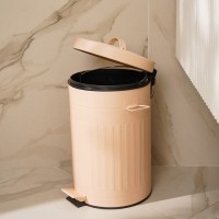 Ведро для мусора SL Home, 12 л, 27×32×43 см, бежевое