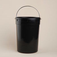 Ведро для мусора SL Home, 12 л, 27×32×43 см, бежевое