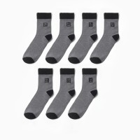 Носки мужские KAFTAN «Неделька», набор 7 пар, размер 41-44 (27-29 см)