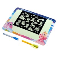 Набор для рисования светом «Принцессы» + доска напиши и сотри