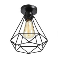 Люстра "Адри" 1х60Вт E27 черный 16х16х18 см BayerLux